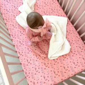In My Jammers - Coastal Cowgirl Crib Sheet NEW